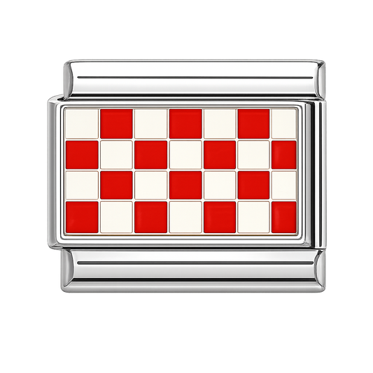 Charm checker rojo