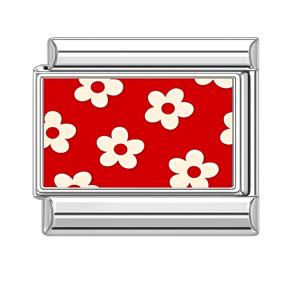 Charm margaritas rojas