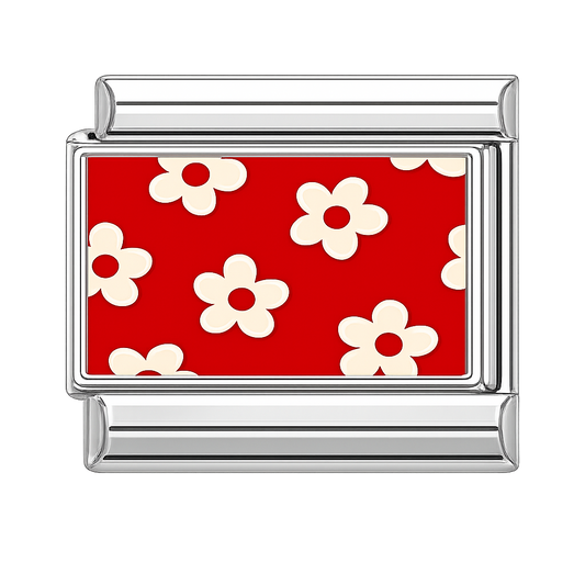 Charm margaritas rojas