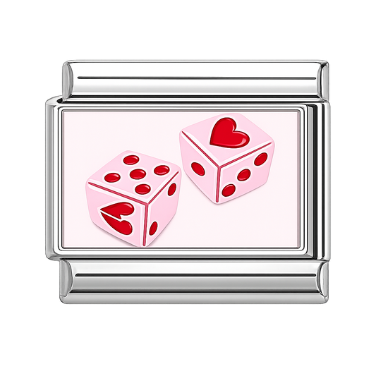 Charm dados de amor