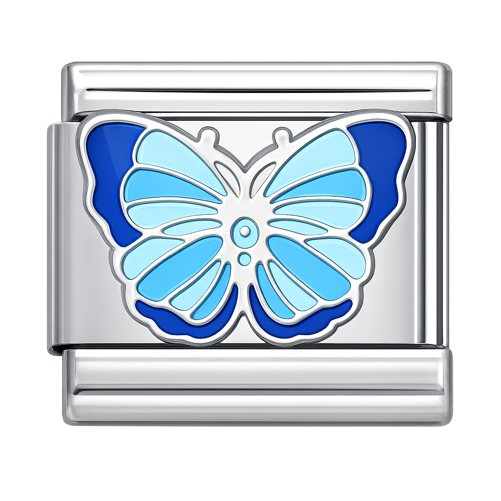Charm mariposa celeste