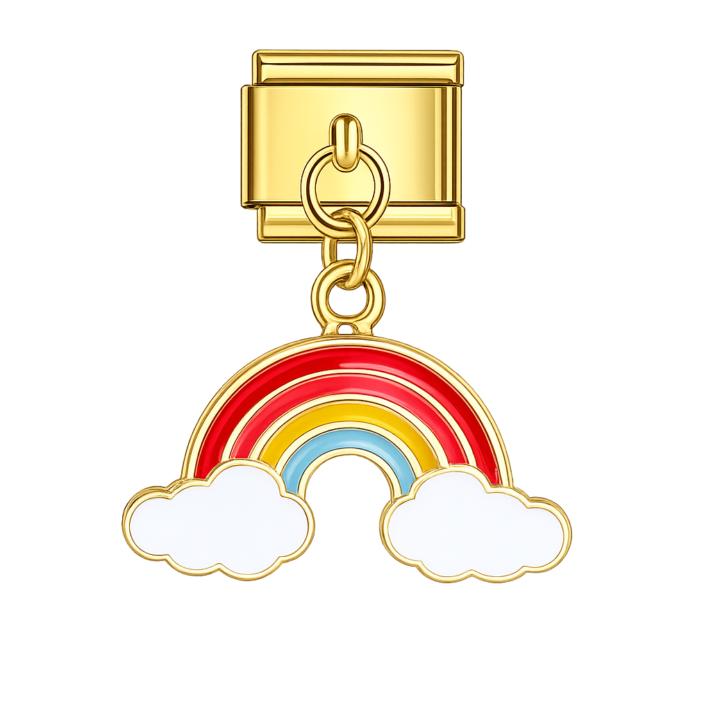 Charm colgante arcoiris