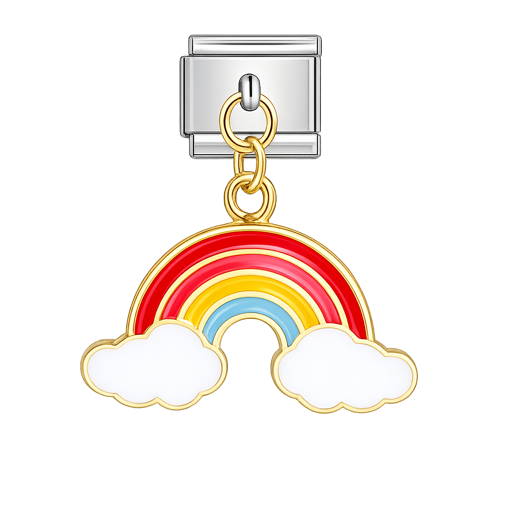 Charm colgante arcoiris