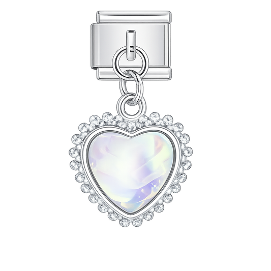 Charm colgante tornasol