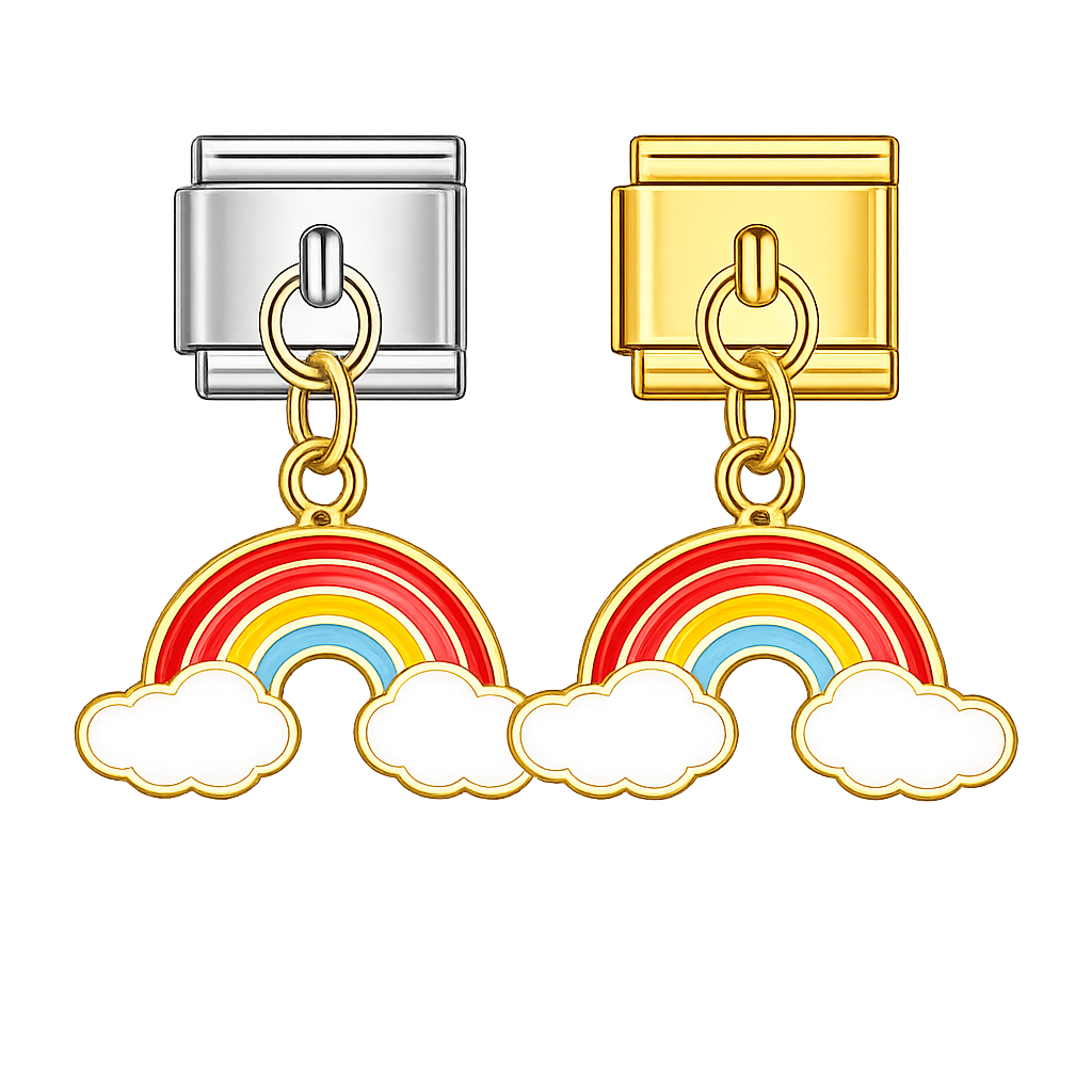 Charm colgante arcoiris