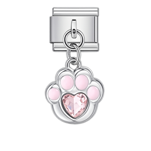 Charm colgante huellita