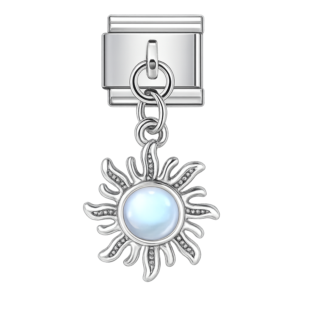 Charm colgante sol celeste