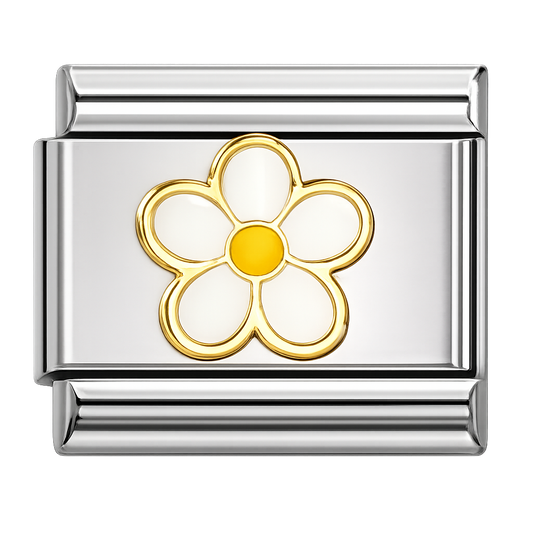 Charm flor blanca
