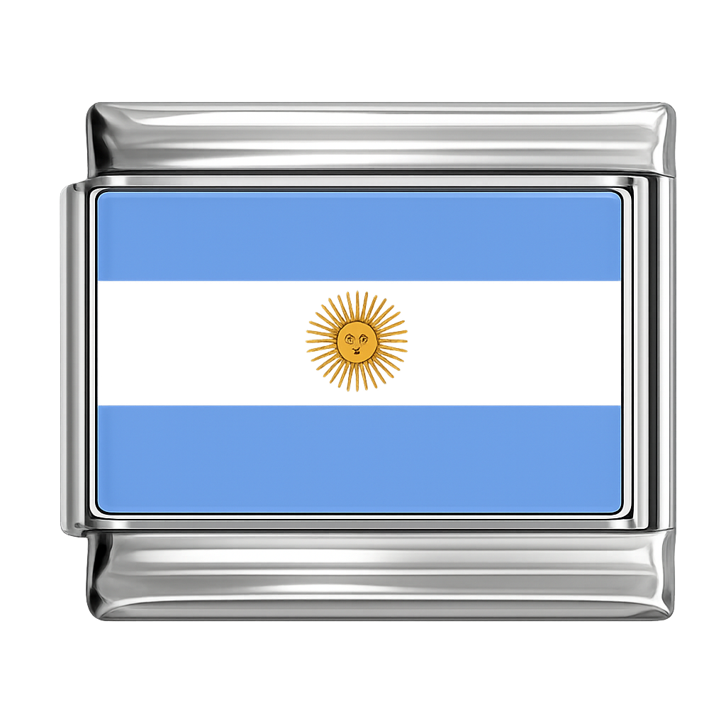 Charm bandera de Argentina