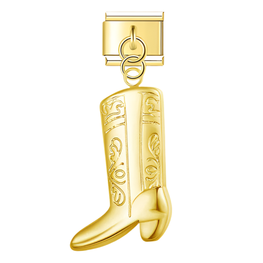 Charm colgante bota vaquera