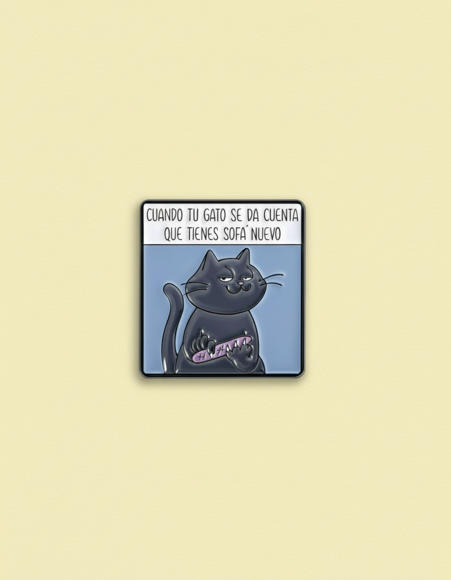 Cuando tu gato se da cuenta