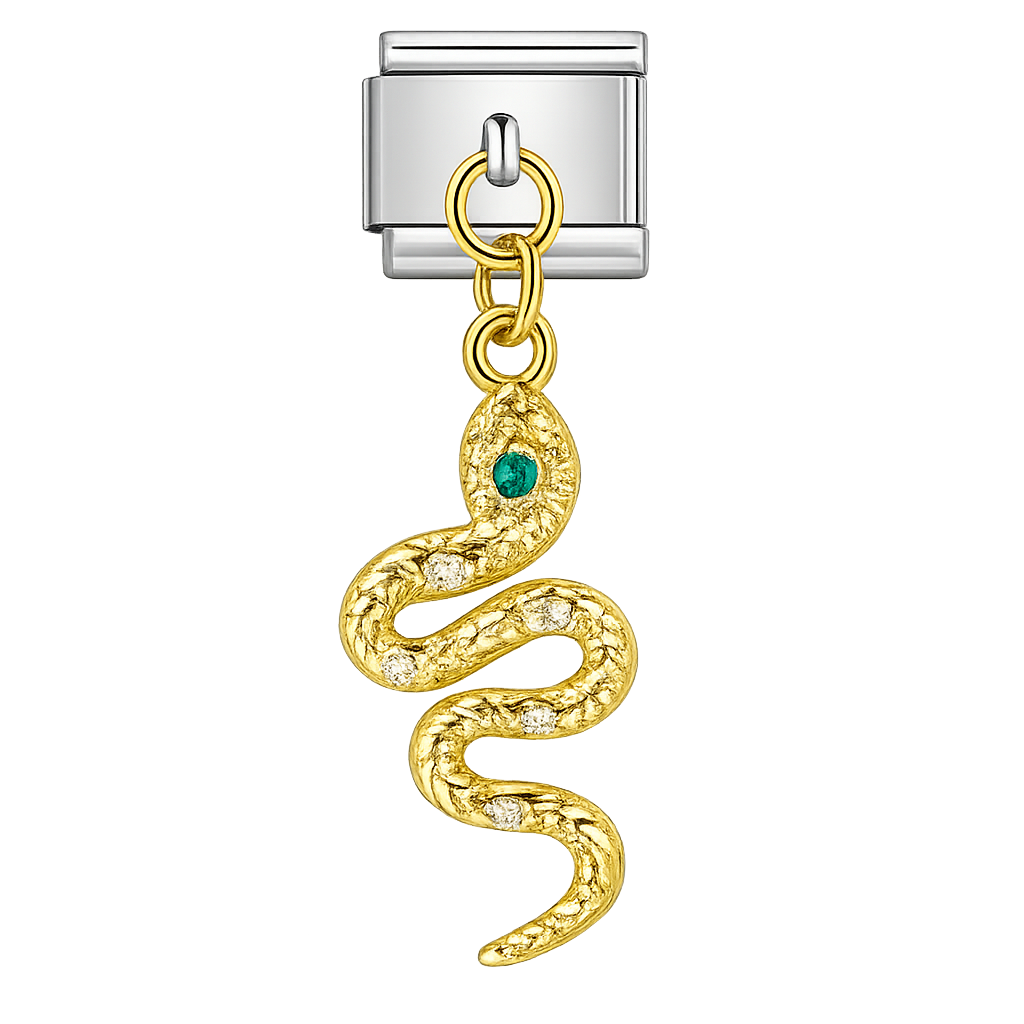 Charm colgante serpiente