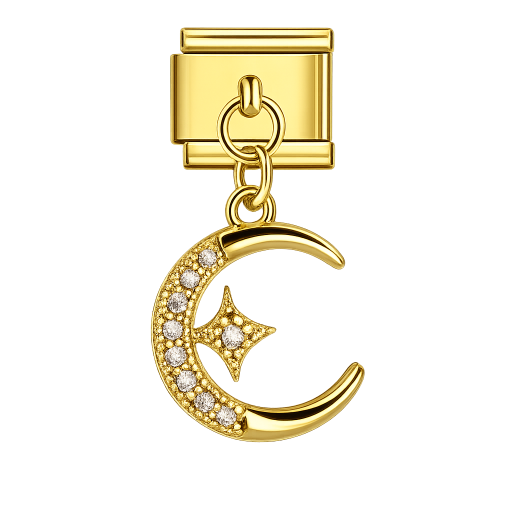 Charm colgante luna