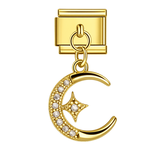 Charm colgante luna
