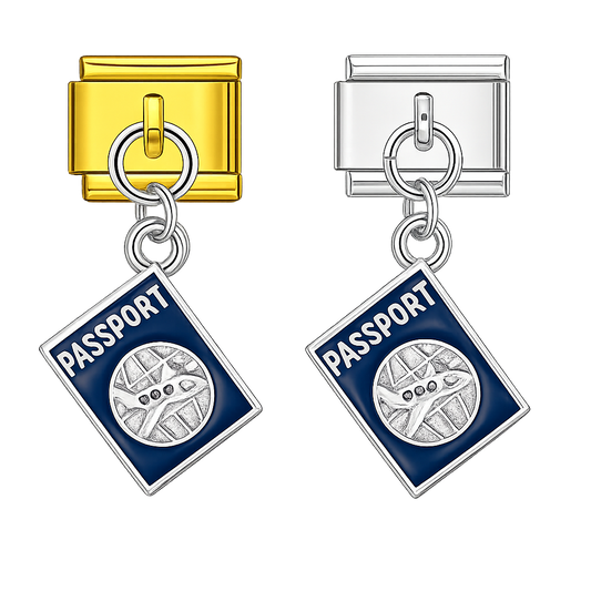 Charm colgante pasaporte