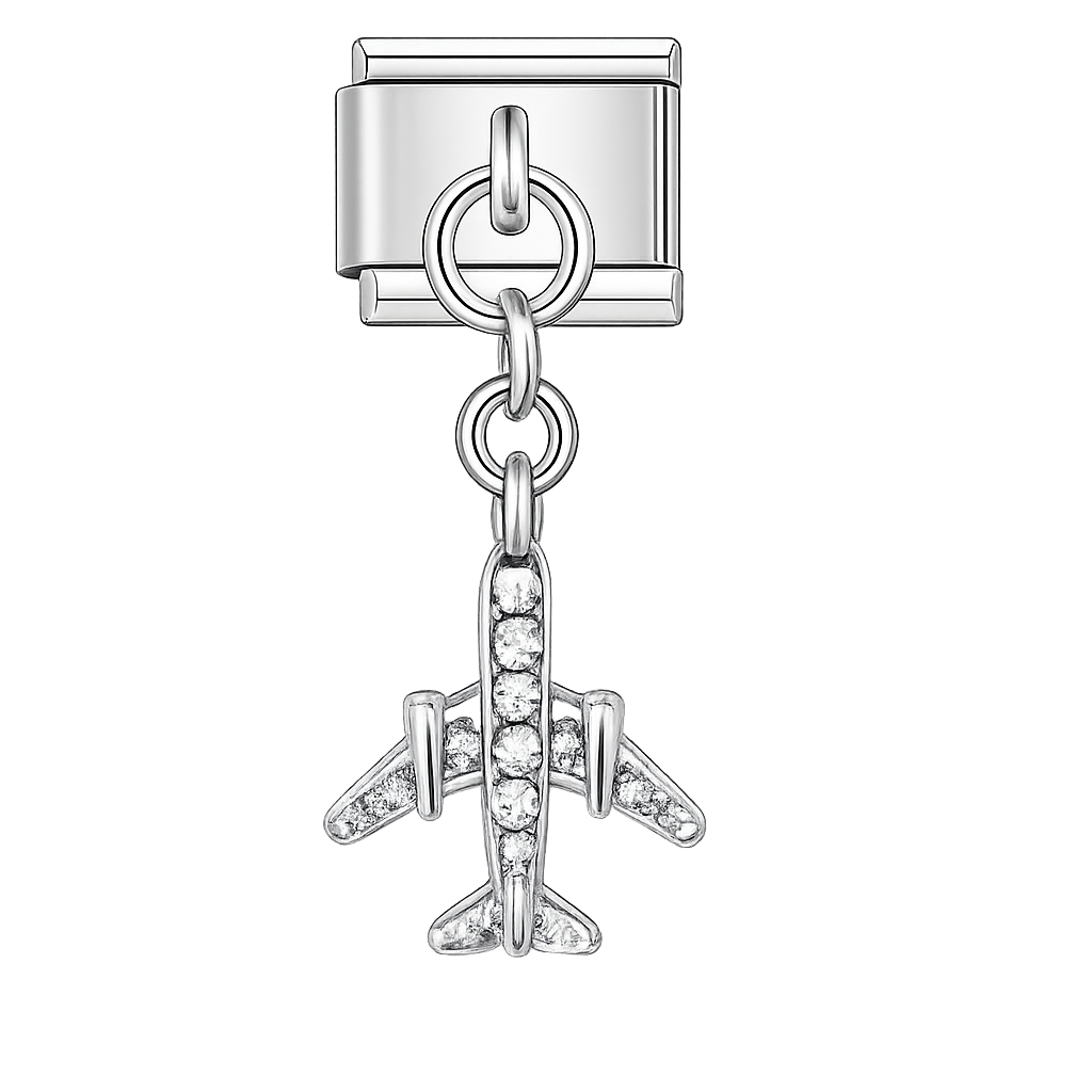 Charm colgante avión