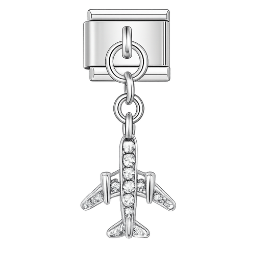 Charm colgante avión
