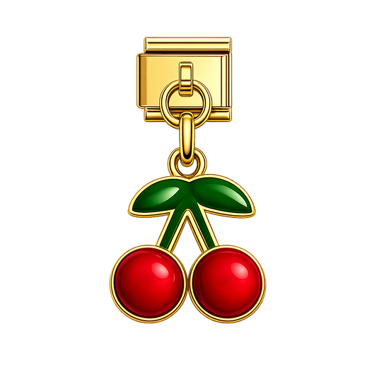 Charm colgante cereza III