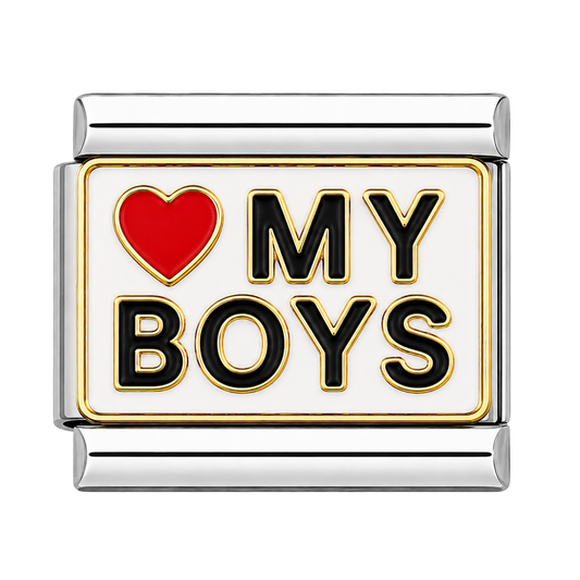 Charm I love my boys