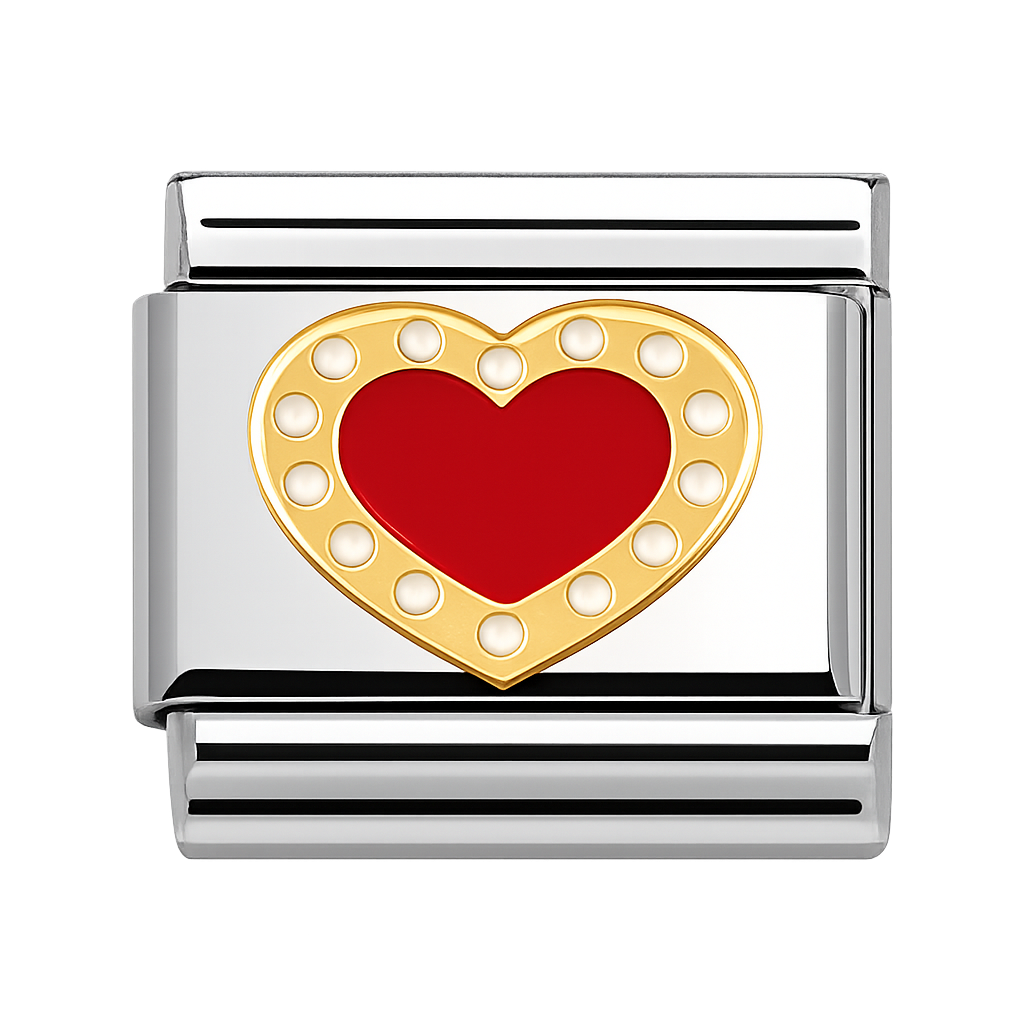 Charm corazon delineado