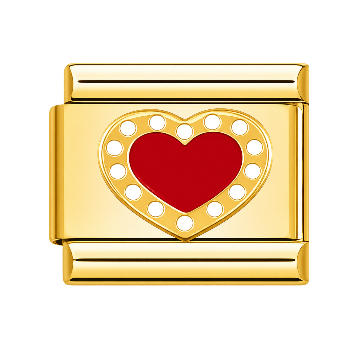Charm corazon delineado