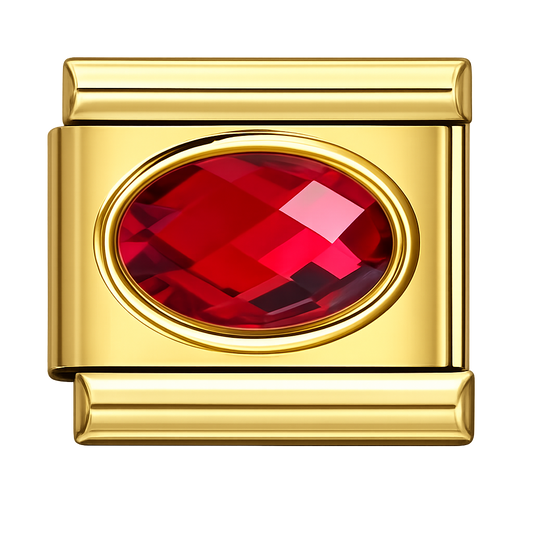Charm piedra roja