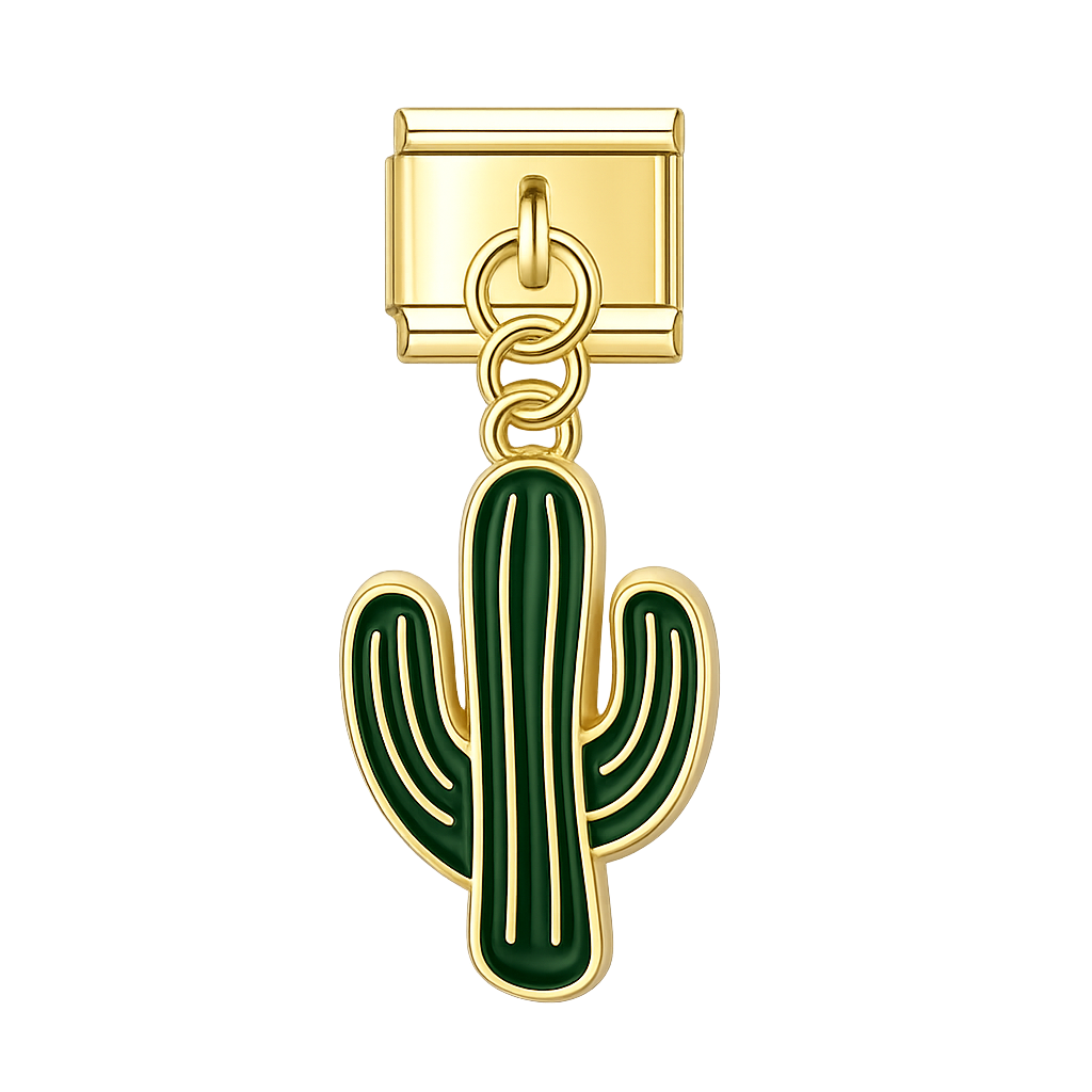 Charm colgante cactus