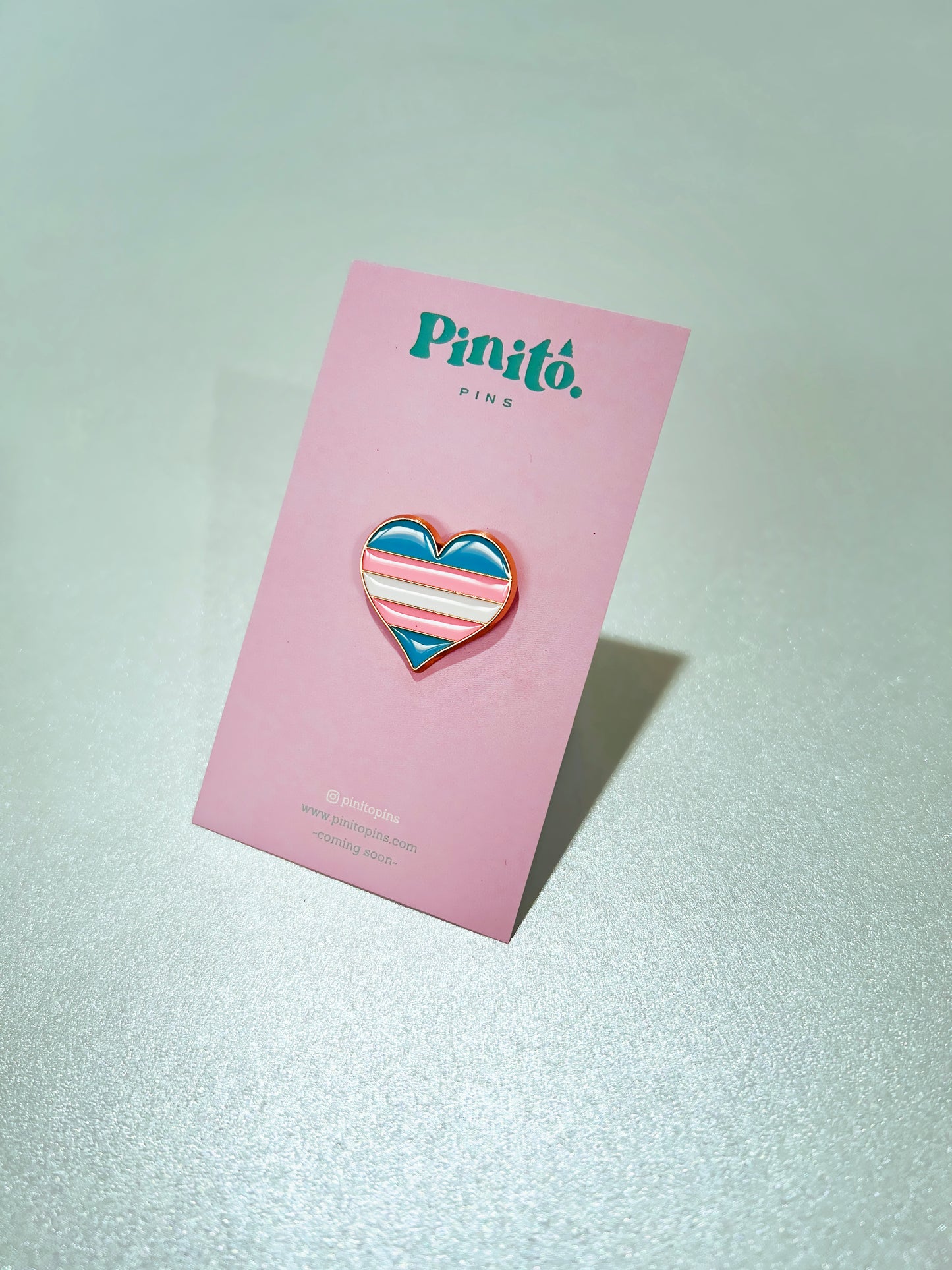 Corazón del orgullo trans