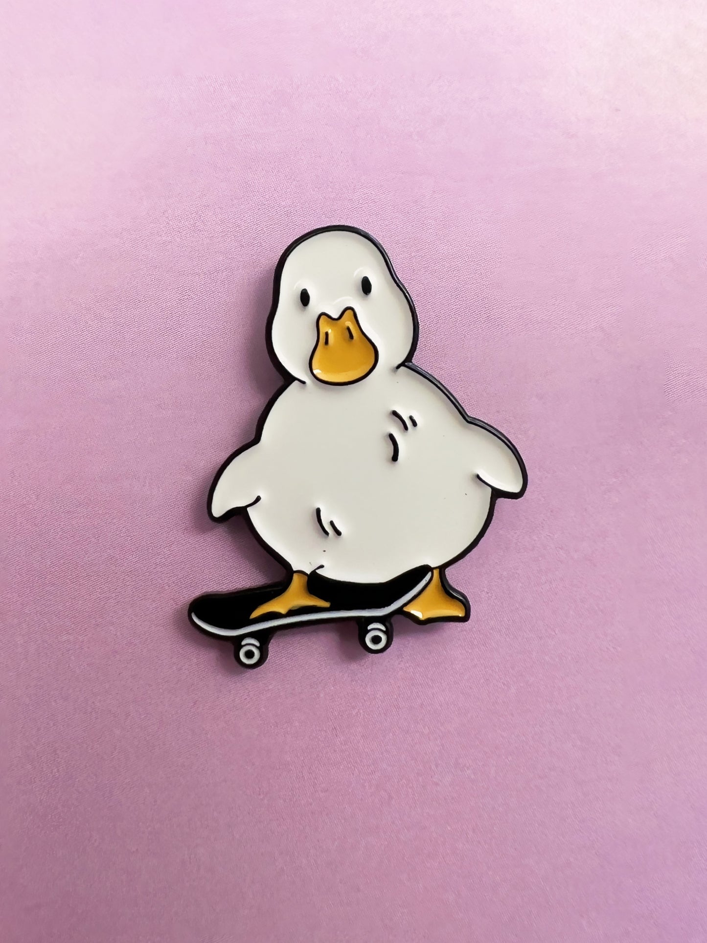 Patito en patineta