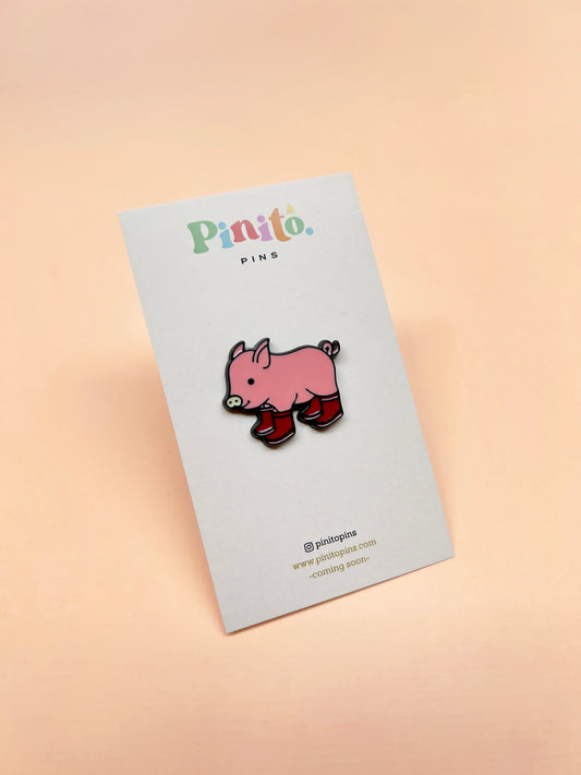 Cerdito en botas